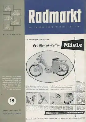 Radmarkt 1956 Heft 15