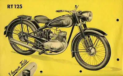 DKW RT 125 + 200 Prospekt 1951