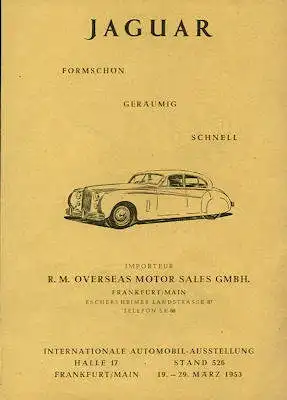 Jaguar Programm 1953