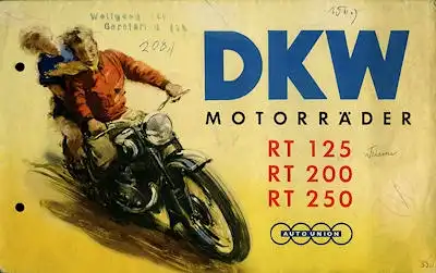 DKW Programm 10.1951