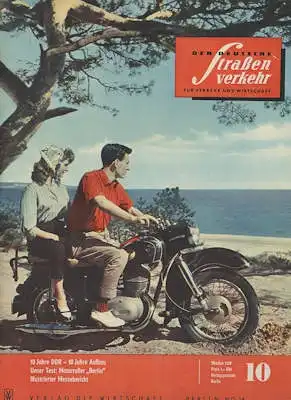 Der Deutsche Straßenverkehr 1959 Heft 10