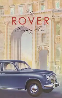 Rover P 4 75 Prospekt 3.1952
