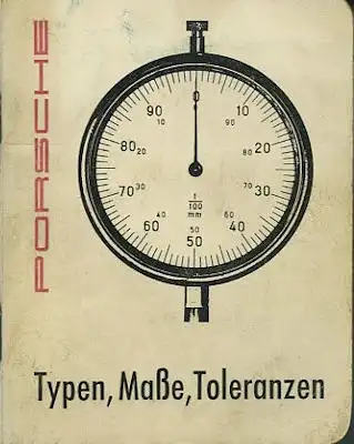 Porsche 356 Typen, Maße, Toleranzen 1950-1962