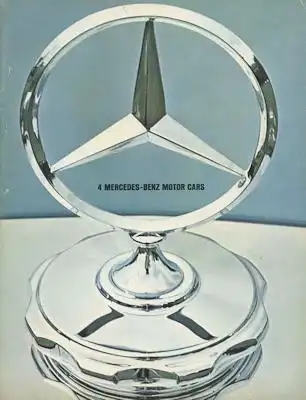Mercedes-Benz 200 / 200D / 230 / 230S Prospekt ca. 1967 US