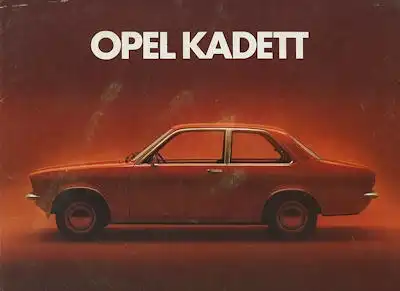 Opel Kadett C Prospekt 8.1973 nl