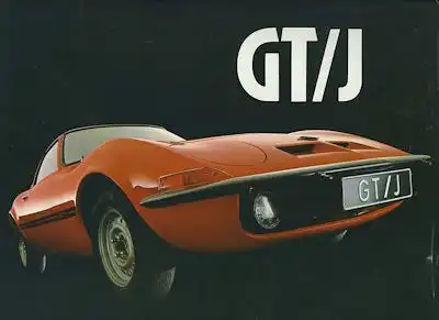 Opel GT/J Prospekt 9.1971