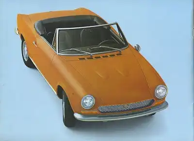 Fiat 124 Sport Coupé / Spider Prospekt 10.1970