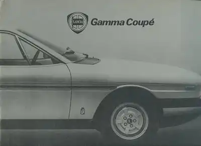 Lancia Gamma Coupé Prospekt ca. 1977