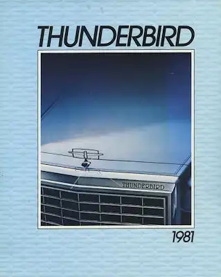 Ford Thunderbird Prospekt 1981