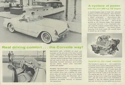 Chevrolet Corvette Prospekt 1955