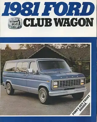 Ford Club Waggon Prospekt 1981