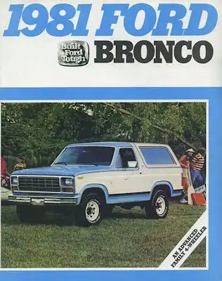 Ford Bronco Prospekt 1981
