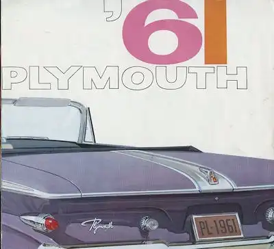 Plymouth Programm 1961