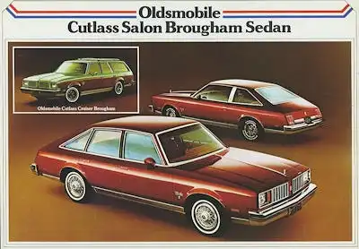 Oldsmobil Cutless Salon Brougham Sedan Prospekt 1979