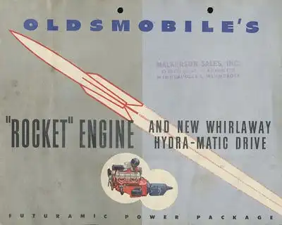 Oldsmobil Hydramatic Prospekt 1950er Jahre