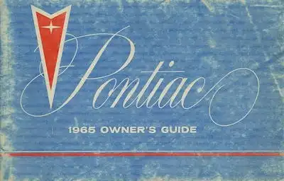 Pontiac Bedienungsanleitung 1965
