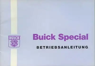 Buick Special Bedienungsanleitung 2.1965