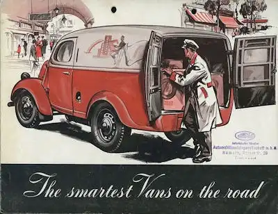 Fordson Van 5 + 10 cwt. Prospekt 1949