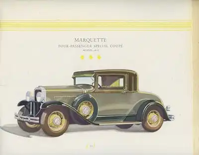 Buick Marquette Prospekt 1929