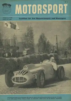 Motorsport 1953 Januar Heft 1