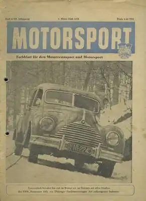 Motorsport 1953 März Heft 4