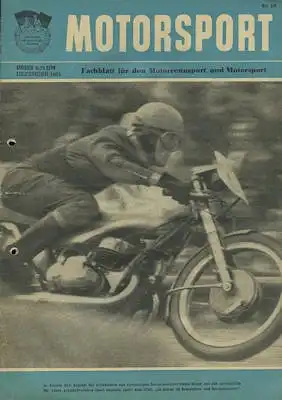 Motorsport 1952 Dezember