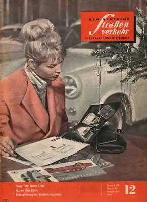 Der deutsche Straßenverkehr 1959 Heft 12