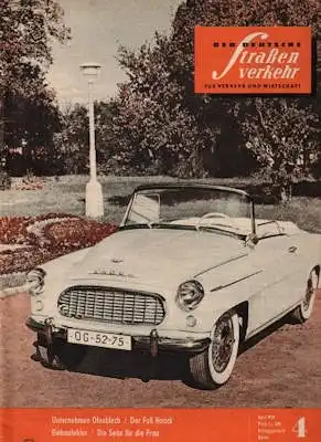 Der deutsche Straßenverkehr 1958 Heft 4