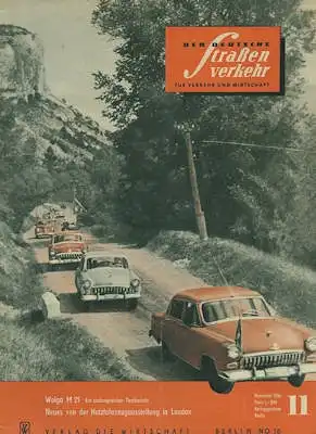 Der deutsche Straßenverkehr 1956 Heft 11