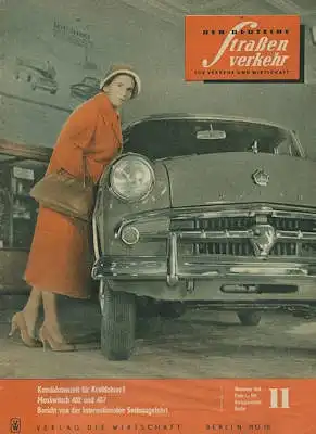 Der deutsche Straßenverkehr 1958 Heft 11