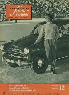 Der deutsche Straßenverkehr 1958 Heft 12