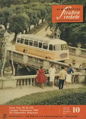 Der deutsche Straßenverkehr 1960 Heft 10