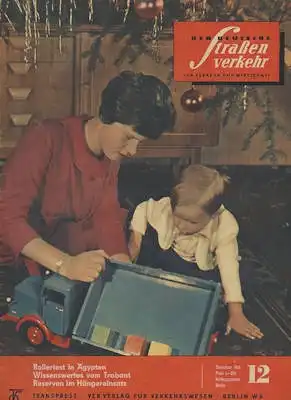 Der deutsche Straßenverkehr 1960 Heft 12
