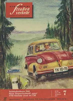 Der deutsche Straßenverkehr 1960 Heft 7