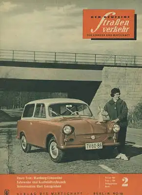 Der deutsche Straßenverkehr 1960 Heft 2