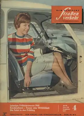 Der deutsche Straßenverkehr 1961 Heft 4