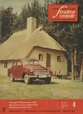 Der deutsche Straßenverkehr 1963 Heft 4