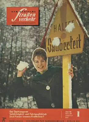 Der deutsche Straßenverkehr 1963 Heft 1
