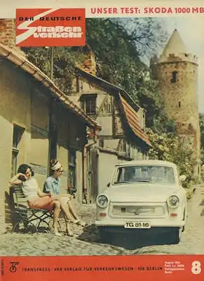 Der deutsche Straßenverkehr 1965 Heft 8