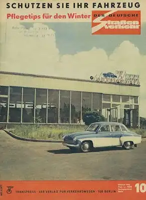 Der deutsche Straßenverkehr 1966 Heft 10