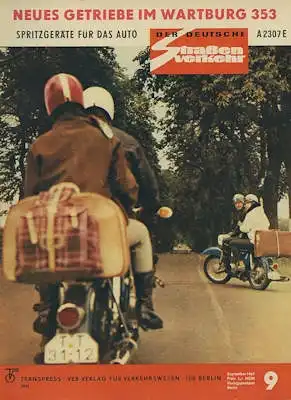 Der deutsche Straßenverkehr 1967 Heft 9