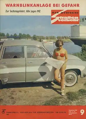 Der deutsche Straßenverkehr 1968 Heft 9