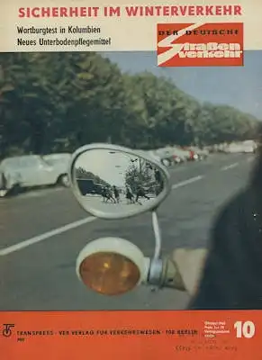 Der deutsche Straßenverkehr 1968 Heft 10