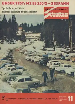 Der deutsche Straßenverkehr 1968 Heft 11