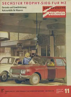 Der deutsche Straßenverkehr 1969 Heft 11