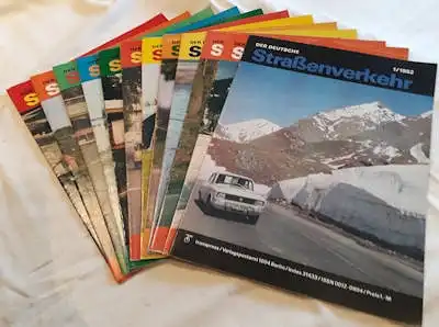 Der deutsche Straßenverkehr 1982 Heft 1-12