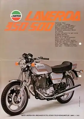 Laverda 350 / 500 Prospekt ca. 1980