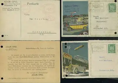 Opel Fahrrad Literatur Konvolut 1920er Jahre