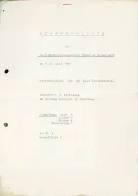 Rund um Helmstedt Ausschreibung und Ergebnislisten 22.5.1967