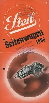 Steib Seitenwagen Programm 1938